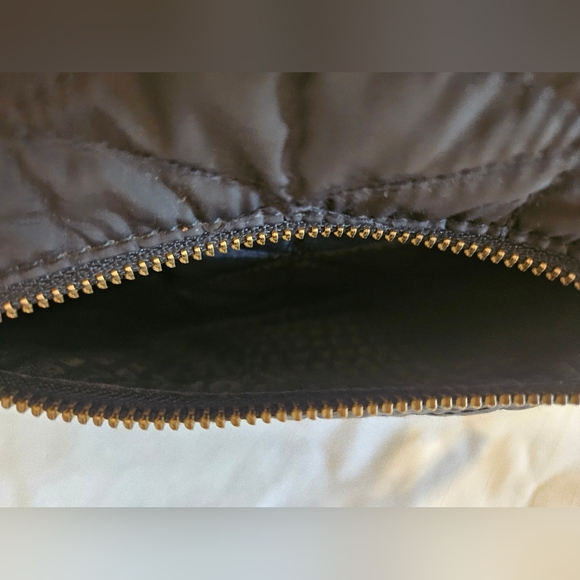 Kate Spade New York Black Quilted Nylon Backpack Gold Hardware - Picture 6 of 10